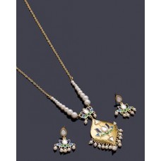 Ombre Auspicious Necklace Set for Women