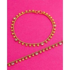 Yellow Gold Plated Anklets
