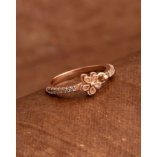 Casual Floral Motif Ring
