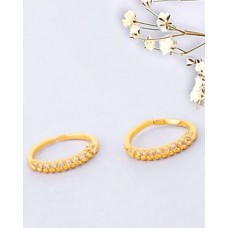 Casual Gold Plated Toe Ring