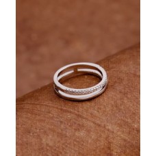 Silver Plated Women's Band Ring