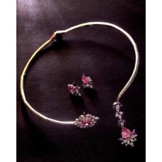 Fairy Tale Gems Embellished Necklace Set